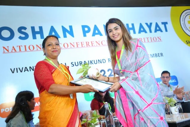 Dt. Priyanka Jaiswal at Poshan Panchayat National Nutrition Conference