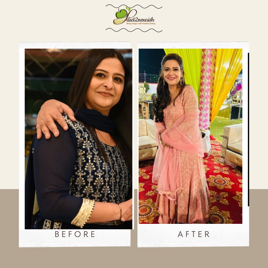 Weight loss before after