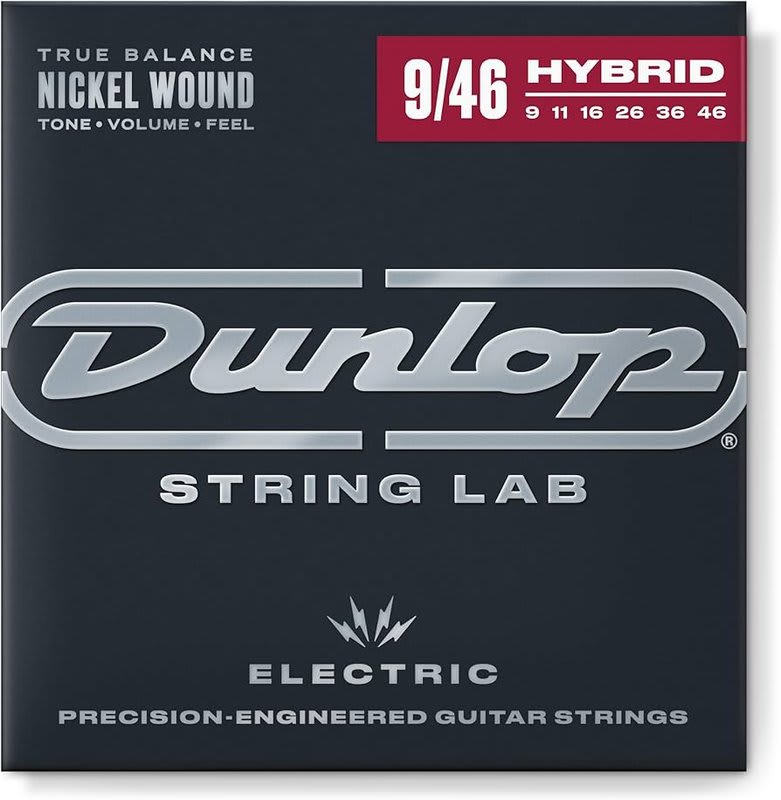 JIM DUNLOP (DEN 0946) EG NICKEL PLATED 9/46 6-SET