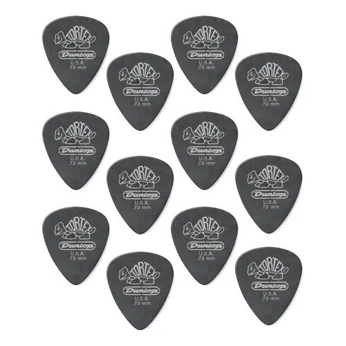 JIM DUNLOP (488R 0.73) TORTEX BLACK GOLD x72