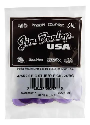 JIM DUNLOP (475R 2.0) BIG STUBBY x24