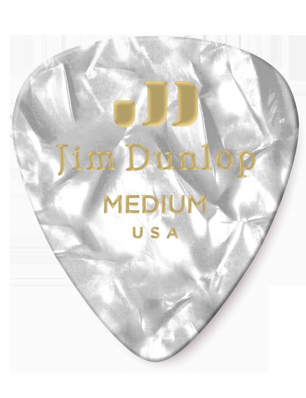 JIM DUNLOP (483R04MD) WHITE PEARL x72