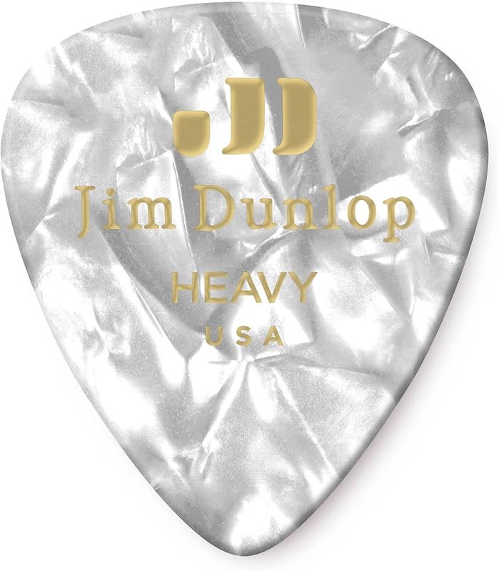 JIM DUNLOP (483R04HV) WHITE PEARL x72