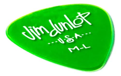 JIM DUNLOP (486RML) MED LIGHT GREEN GELS STD. x72
