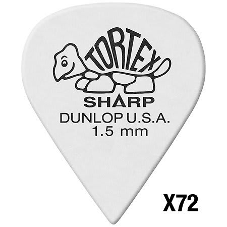 JIM DUNLOP (412R 1.50) TORTEX SHARP x72
