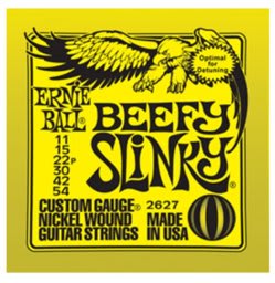 ERNIE BALL ( 2627) BEEFY SLINKY 11-15-22p-30-42-54.