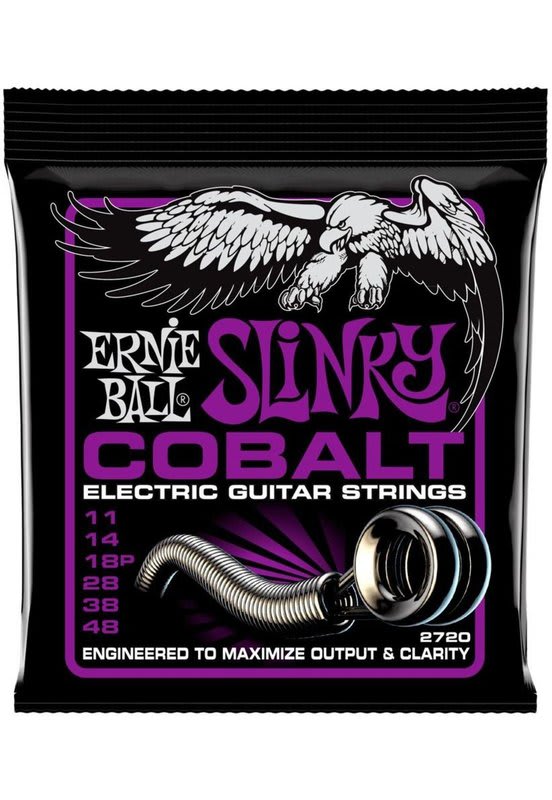 ERNIE BALL ( 2720) COBALT PWR SLINKY 11-14-18-28-38-48.