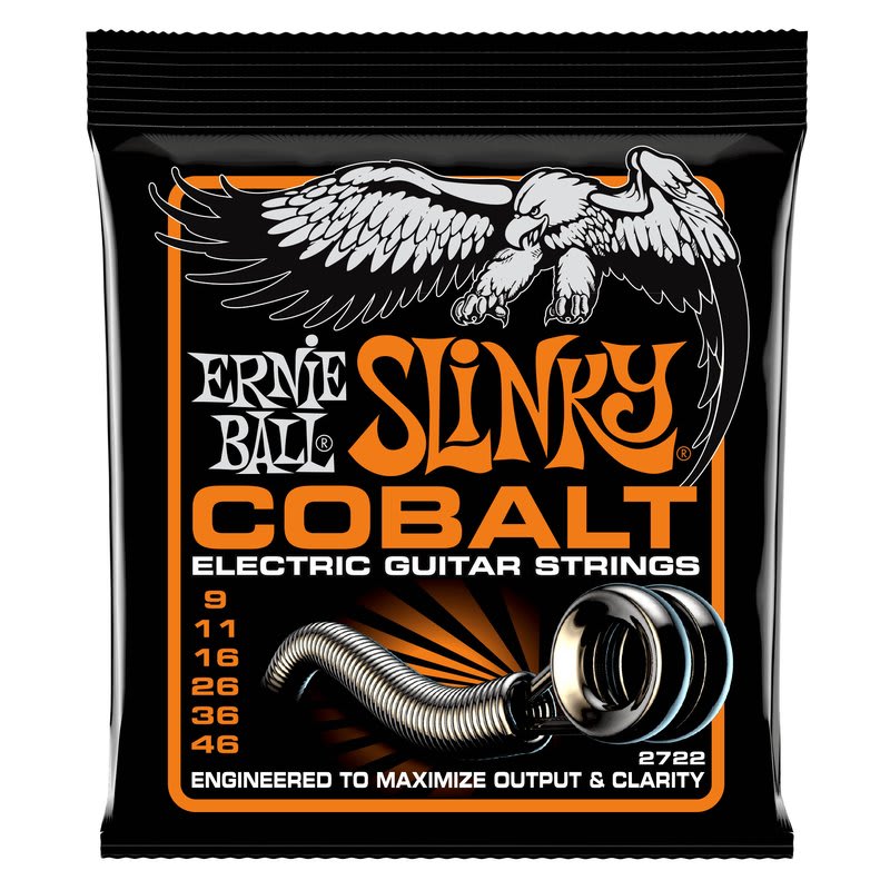 ERNIE BALL ( 2722) COBALT HYBR SLINKY 9-11-16-26-36-46