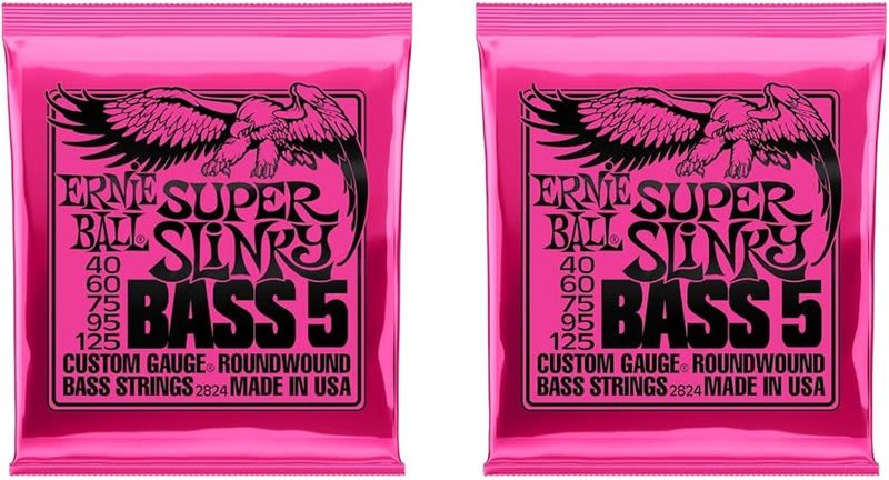 ERNIE BALL ( 2824) BASS 5-STR SUPER 40-60-75-95-125