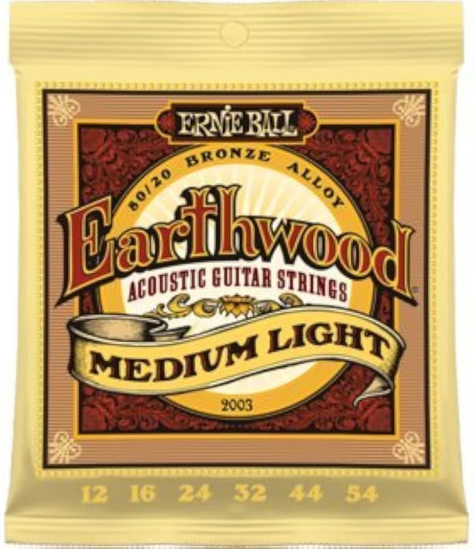 ERNIE BALL ( 2003) EARTHWOOD MED'M-LIGHT AC80/20 12-16-24w-32-44-54.