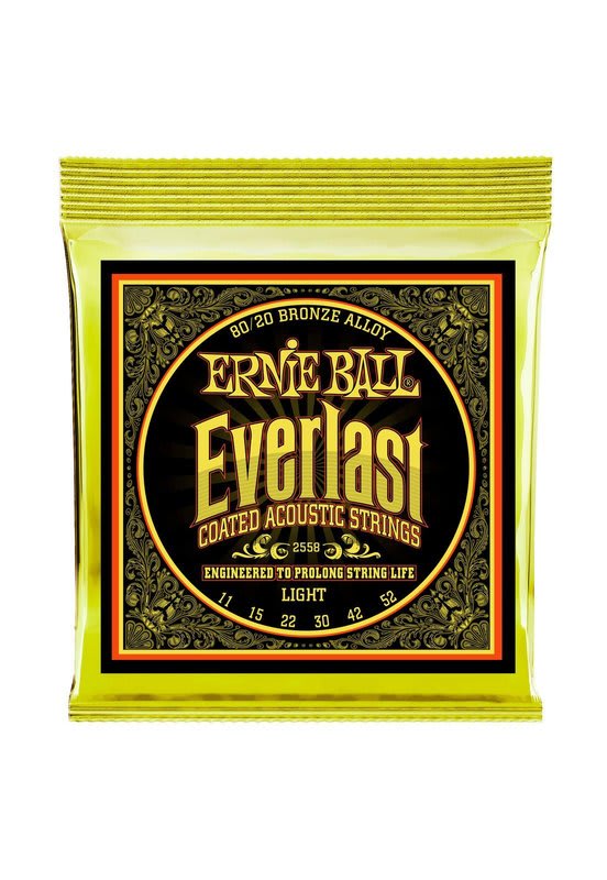ERNIE BALL (2558) EST 80/20 LIGHT AC OUSTIC 11-15-22w-30-42-52