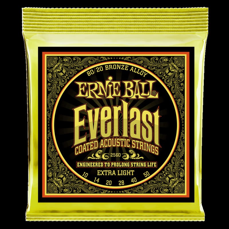 ERNIE BALL (2560) EST 80/20 EX LIGHT ACOUSTIC 10-14-20w-28-40-50