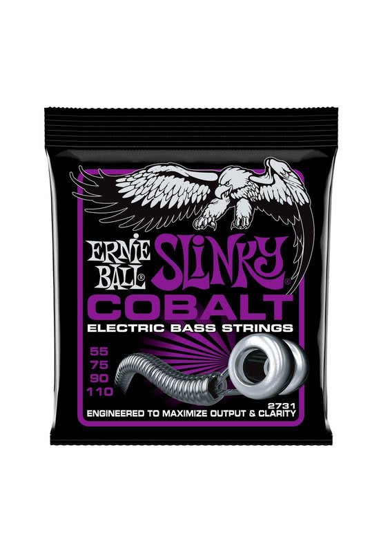 ERNIE BALL (2731) COBALT BASS POWER SLINKY 55-75-90-110