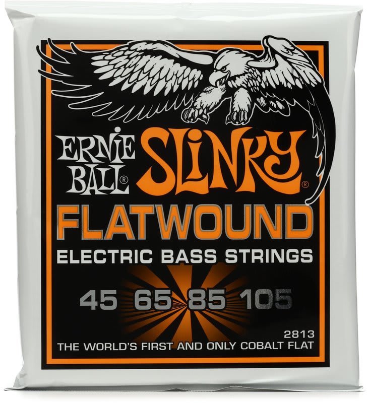 ERNIE BALL (2813) SLINKY FLATWOUND HYBRID 45  105