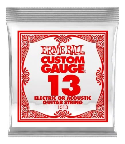 ERNIE BALL (1013) .013 PLAIN STEEL STRING