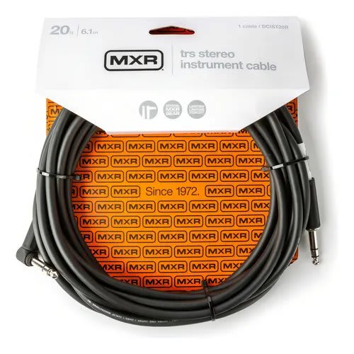 MXR (DCIST20R ) MXR TRS STEREO CABLE 20FT RIGHT/ANG