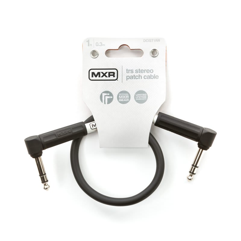 MXR ( DCIST1RR ) MXR TRS STEREO CABLE 1FT ANG/ANG