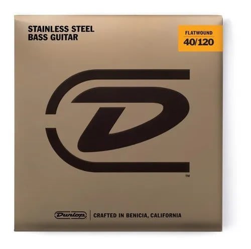 JIM DUNLOP (DBFSM40120) FLATWOUND BASS MED SCALE 5 ST 40/120