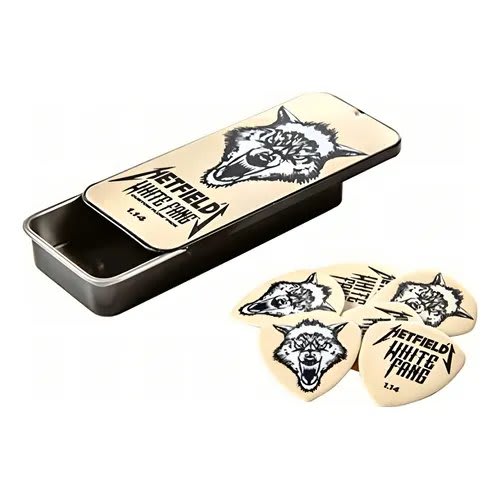 JIM DUNLOP (PH122T1.14 WHITE FANG PICK TIN x6 PUAS