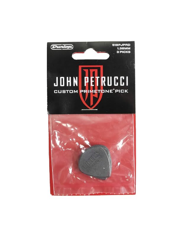 JIM DUNLOP (518PJPRD) JOHN PETRUCCI PRIMETONE PICK RED x3