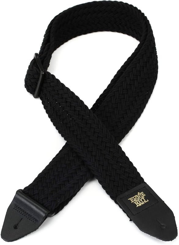 ERNIE BALL (P04148) Raven Black Polyspun Strap