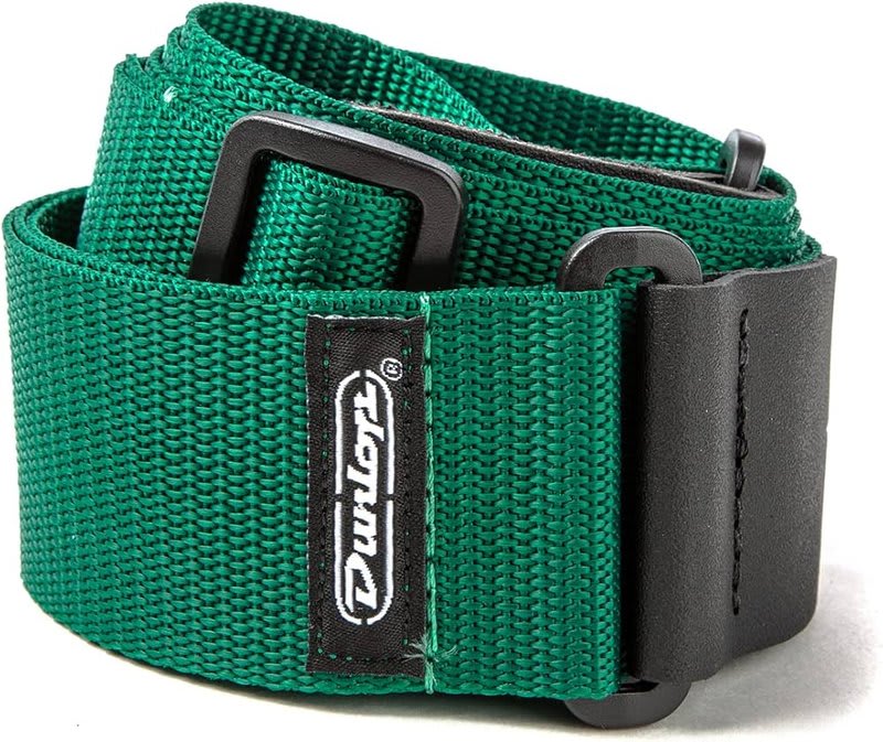 JIM DUNLOP(D07-01RG) DUNLOP POLY STRAP GREEN-EA