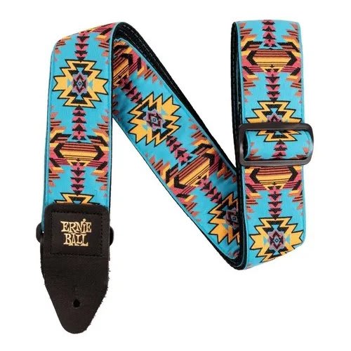 ERNIE BALL (P04659) Kaleidoscope Blue Jacquard Strap