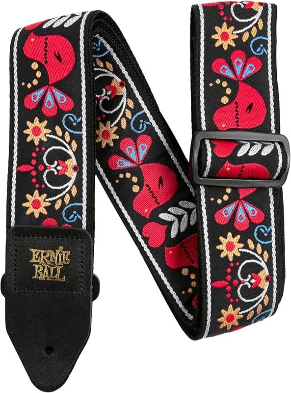 ERNIE BALL (P04667) Redbird Rising Jacquard Strap