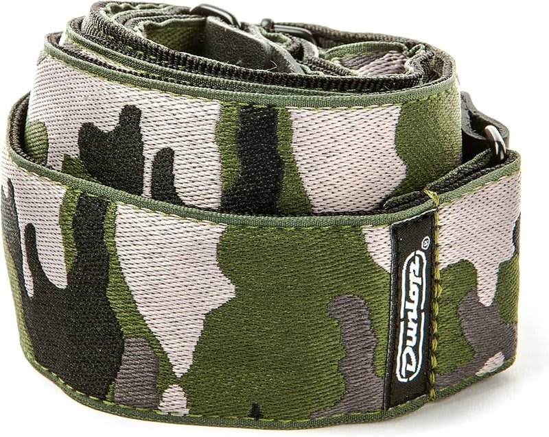 JIM DUNLOP (D6716) STRAP JACQUARD RANGER GREEN
