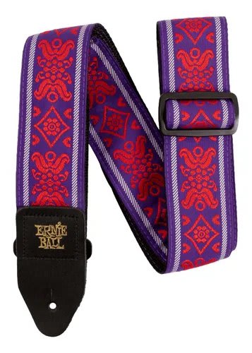ERNIE BALL (P05330) Royal Flush Red Jacquard Strap