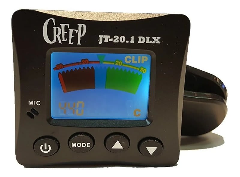 CREEP (LT-20 BLACK BLUE RING) AFINADOR CLIP-guitar, bass, violin, chromatic