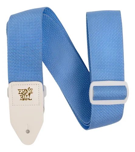 ERNIE BALL (5348) Polypro Guitar Strap - Soft Blue- White
