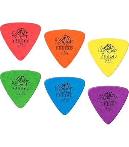 JIM DUNLOP (456P088) TORTEX FLEX RNDTRI NAT-6/PLYPK