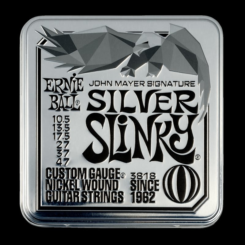 ERNIE BALL (P03818) John Mayer Silver Slinky 3 Pk Tin 10.5-47