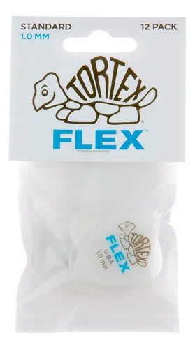 JIM DUNLOP (428P100) TORTEX FLEX STD NAT 12/PLYPK