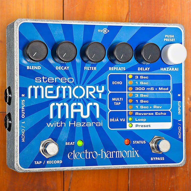 ELECTRO HARMONIX (S.MEMORYMAN W/HAZARA) DELAY CON HAZARAI