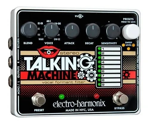 ELECTRO HARMONIX (TALKING PEDAL) VOCAL FORMANT WAH c/ FUZZ
