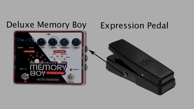 ELECTRO HARMONIX (EXPRESSION PEDAL) REAL TIME VARIABLE CONTROL