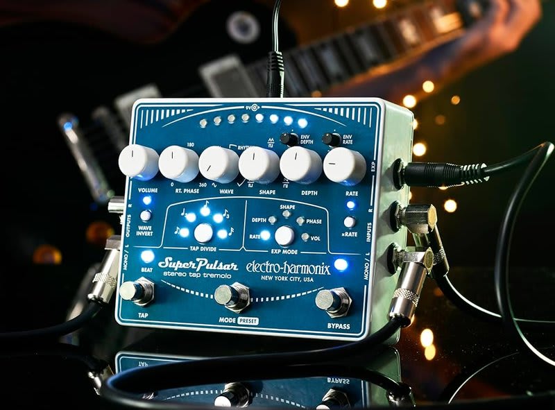 ELECTRO HARMONIX (SUPER PULSAR) STEREO TAP TREMOLO
