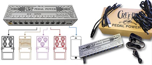 CREEP (MICRO PEDAL BOARD) CAJA PARA 5 PEDALES