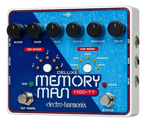 ELECTRO HARMONIX (DELUXE MEMORY MAN W/TAP 1100) Vintage Delay