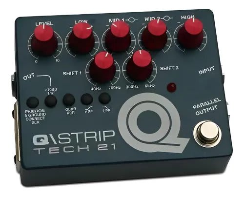 TECH21 (QST-R) Q\Strip PREAMP C/ EQ SEMI PARAMETRICO PARA INSTRUMENTOS