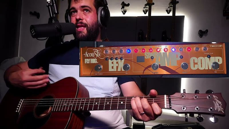 SANSAMP (FLY RIG ACOUSTIC)  SansAmp, Comp, EFX and Boost in One Pedal