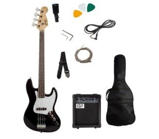 CREEP (CJB-10 BK) BLACK PACK T/JAZZ BASS