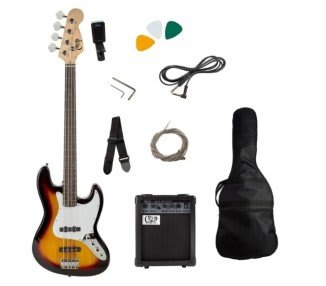 CREEP (CJB-10 SB) SUNBURST PACK T/JAZZ BASS