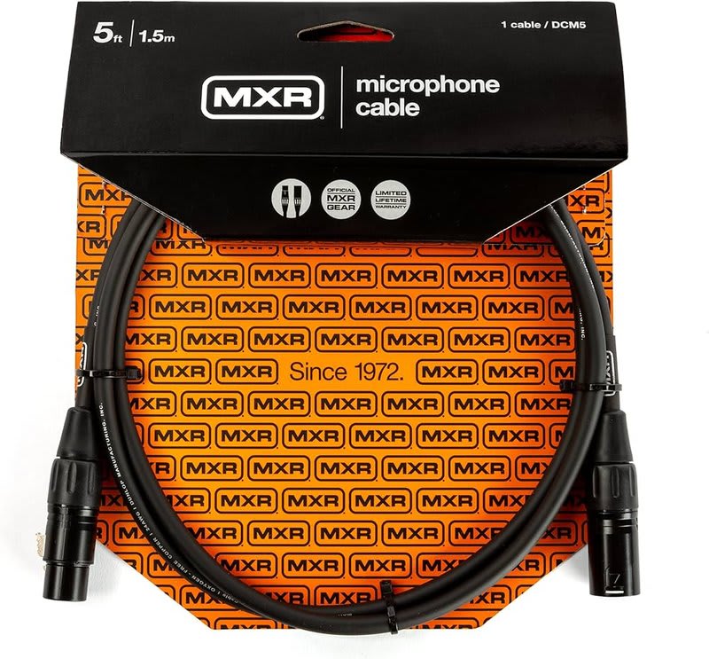 MXR ( DCM5 ) MXR MICROPHONE CABLE 5FT