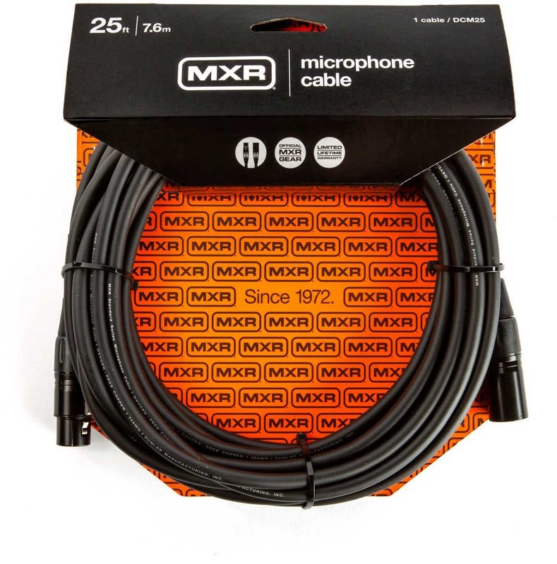 MXR (DCM25 ) MXR MICROPHONE CABLE 25FT