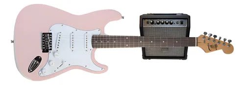 CREEP (CST-15 PNK)SHELL PINK PACK T/STRATO AMP 15W