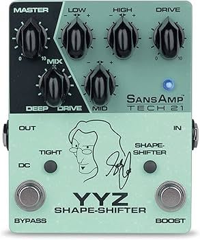 SANSAMP (YYZ-SH) Geddy Lee YYZ Shape-Shifter Signature SansAmp - Bass Pre-amp Pedal