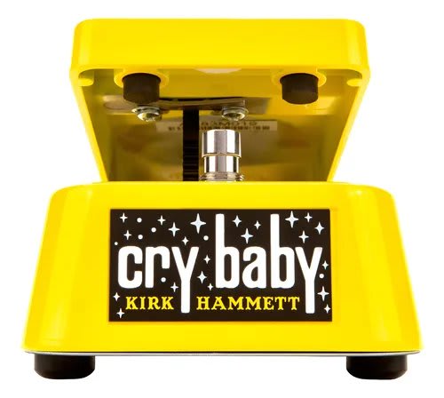 JIM DUNLOP (KH95Y) KIRK HAMMETT YELLOW SPARKLE WAH-EA